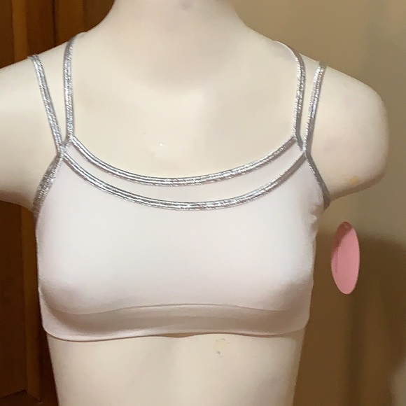 Doubled bra with four thin metallic straps - Picture 1 of 6